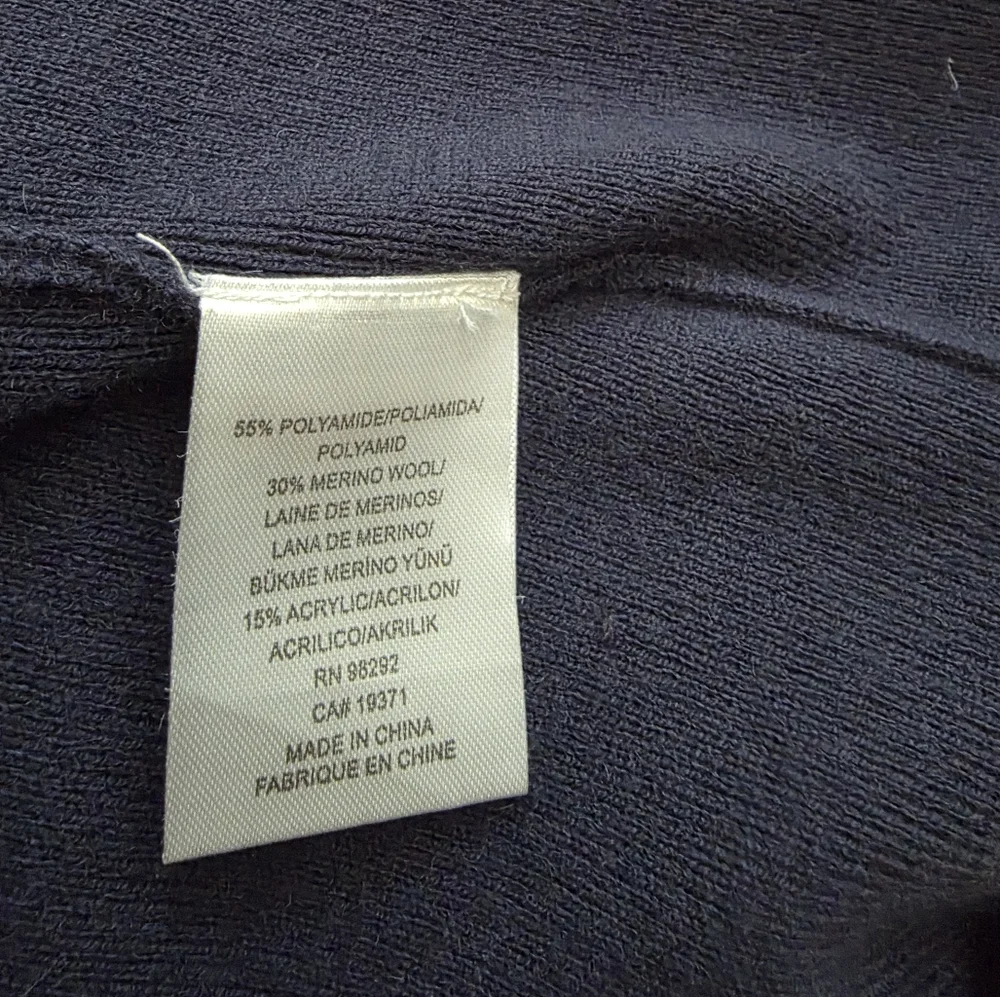 TIBI Wool Blend Navy Blue Button Down Long Cardigan Size M. - Picture 11 of 14